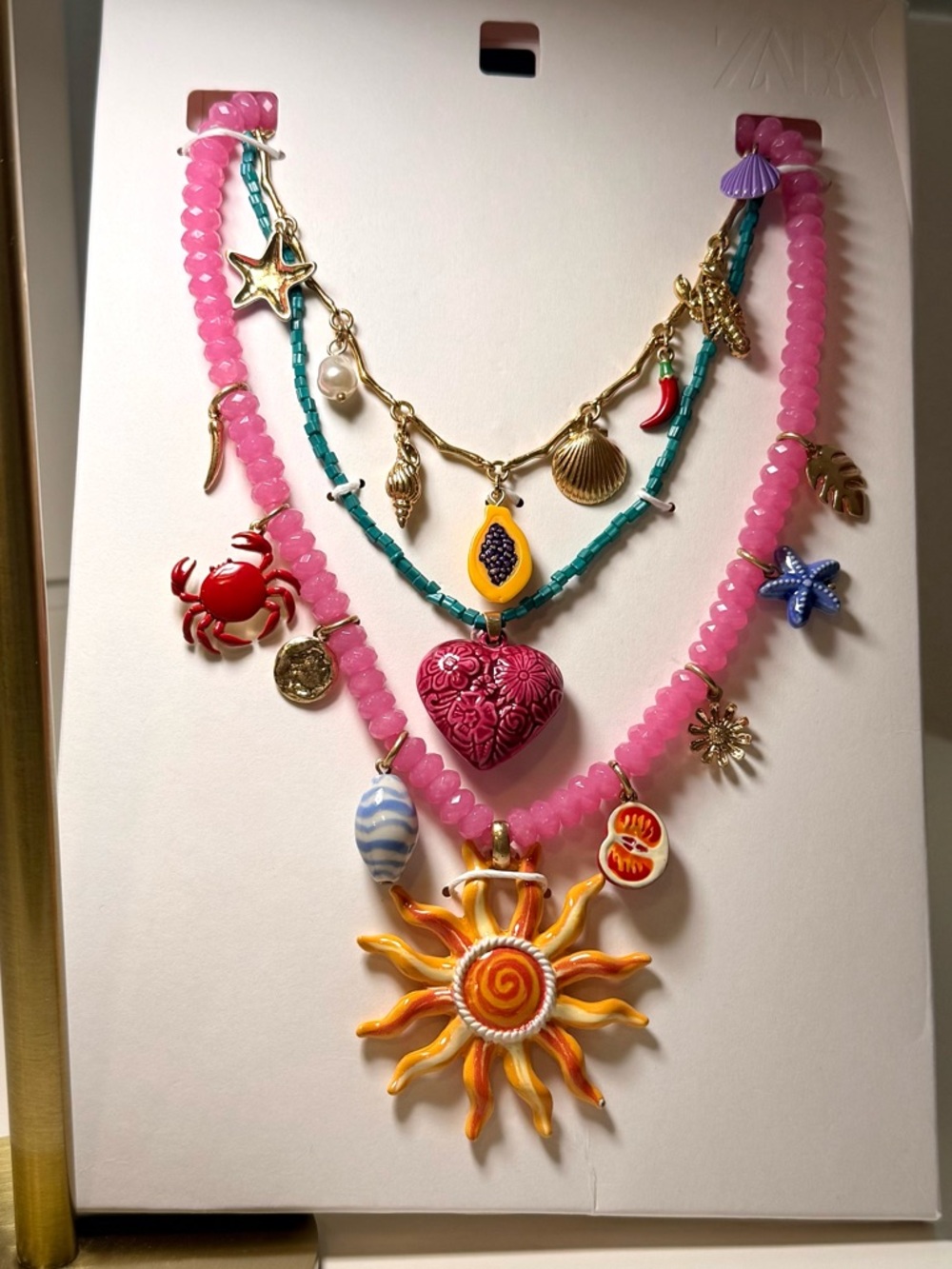 Zara Summer Beaded Necklace
